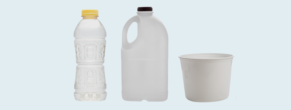 Plastic bottle, jug and tub