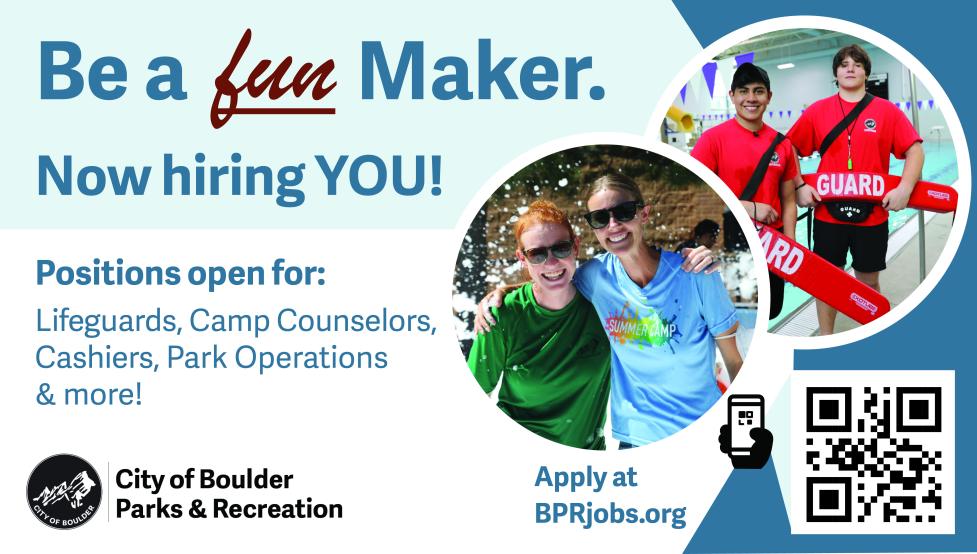 Be a Fun Maker with Boulder Parks and Recreation