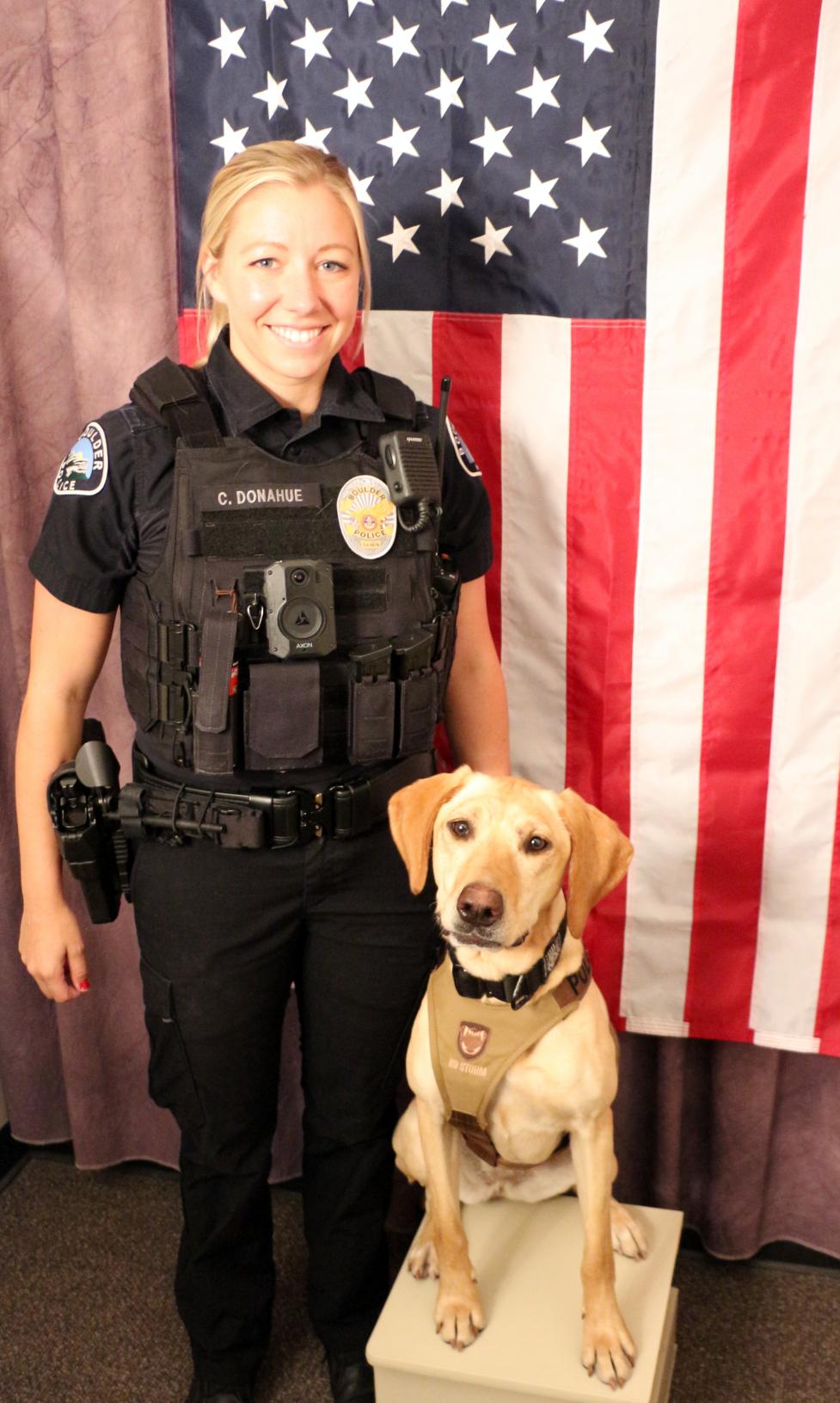 Boulder Police K9 Astro & Officer Donahue