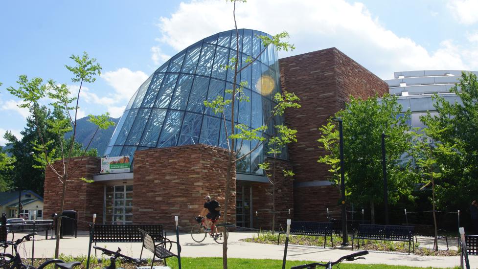 The exterior of the Boulder Main Library