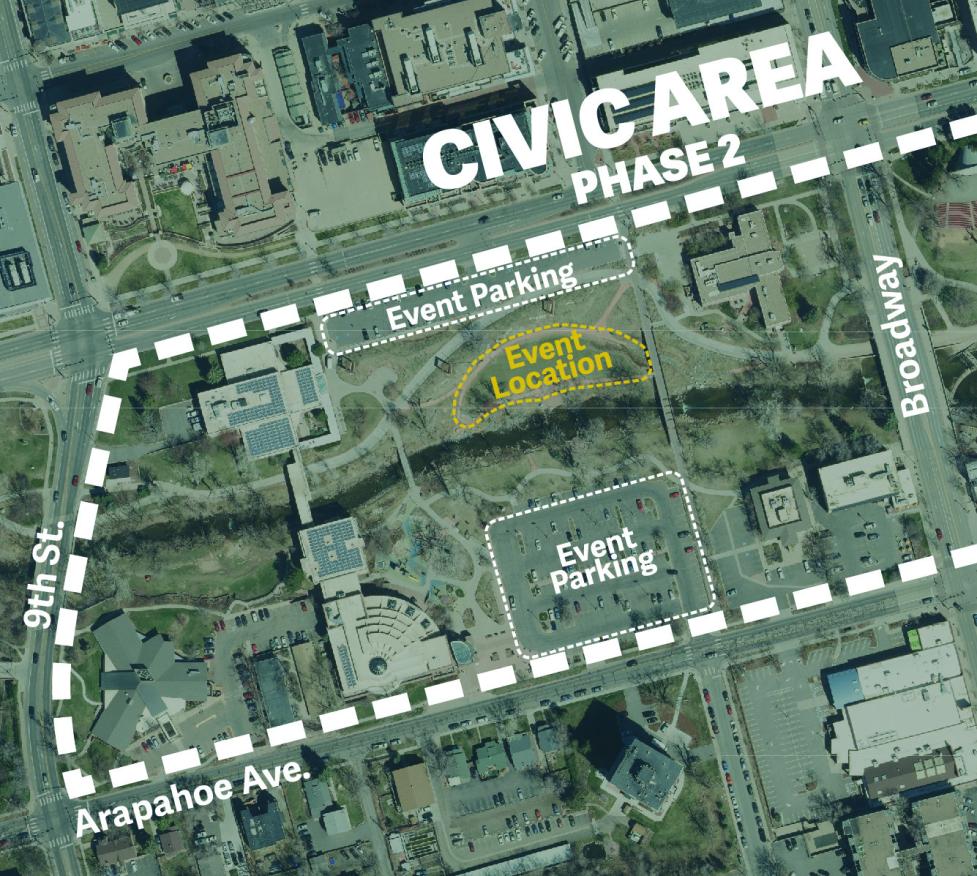 Civic Area phase 2 open house location map