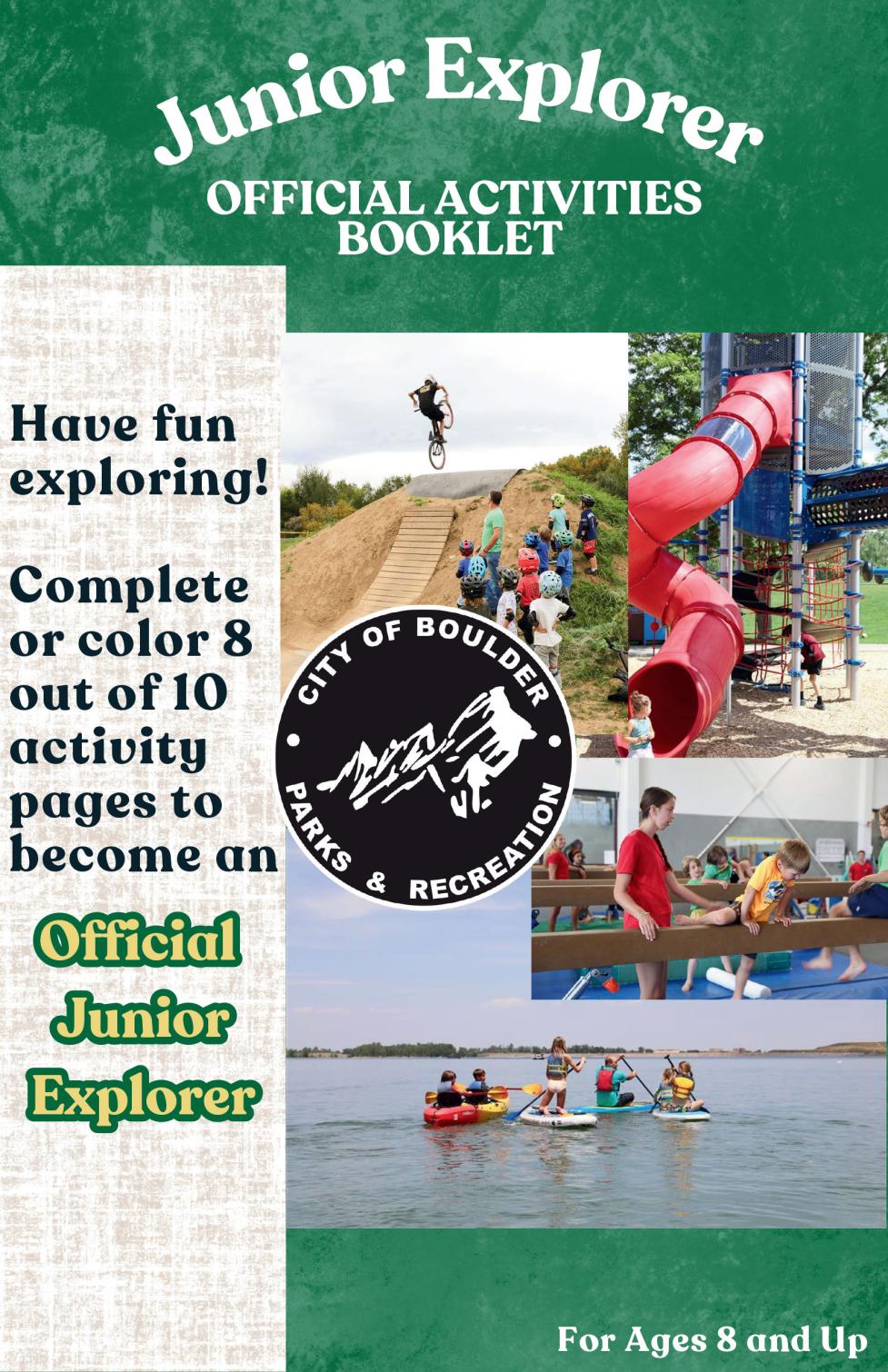 Junior Explorer Booklet cover