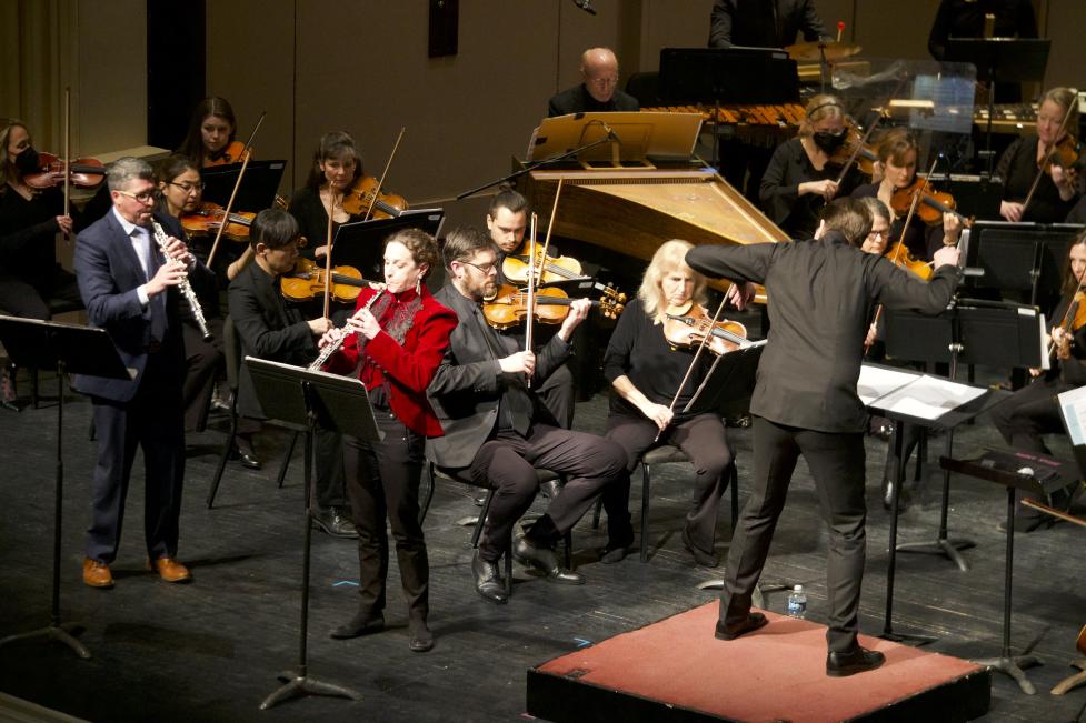 Boulder Phil performing a concert on stage