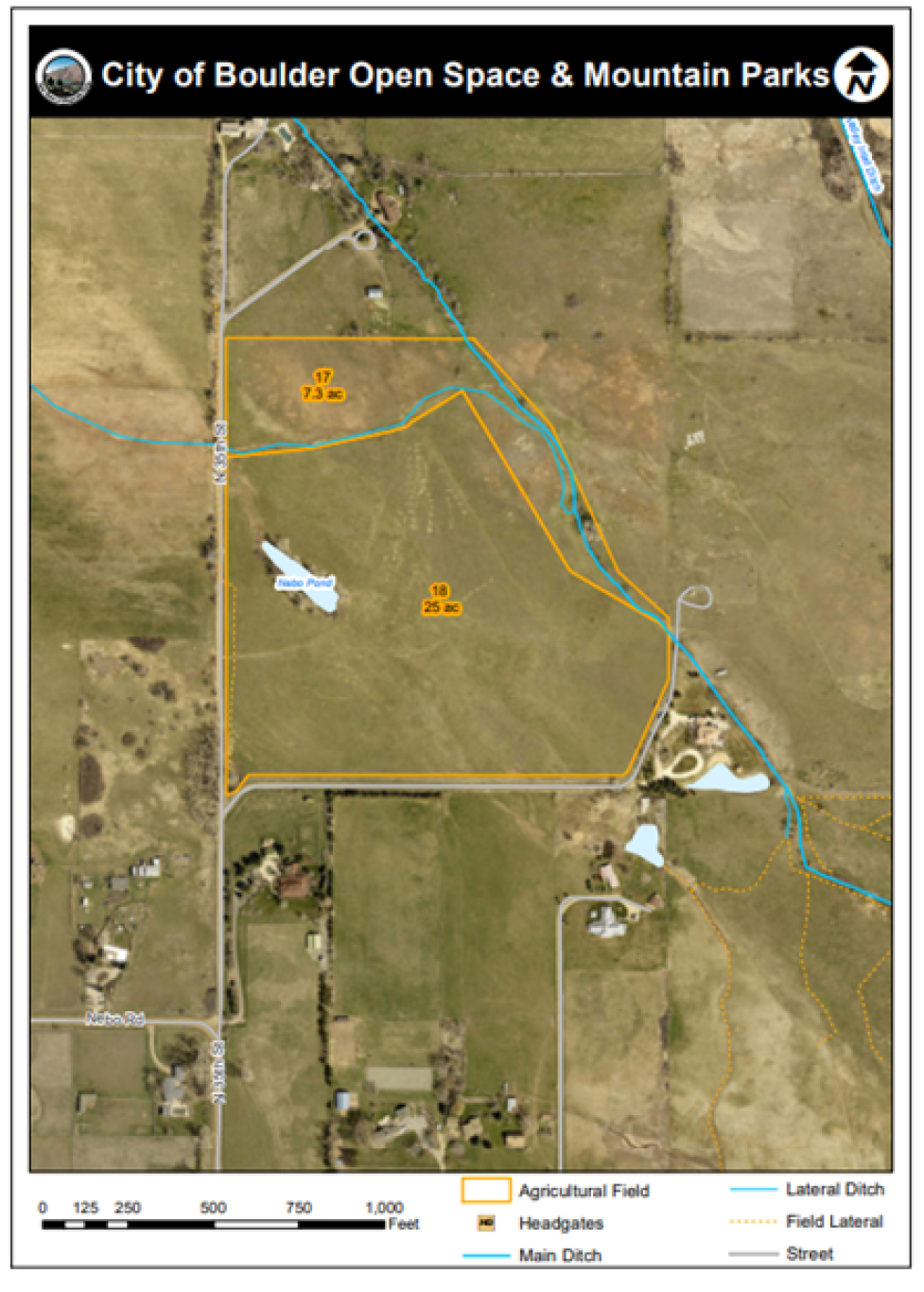 The Hester Property, located north of the Nebo Road and N. 35th St. intersection, is available for agricultural use.