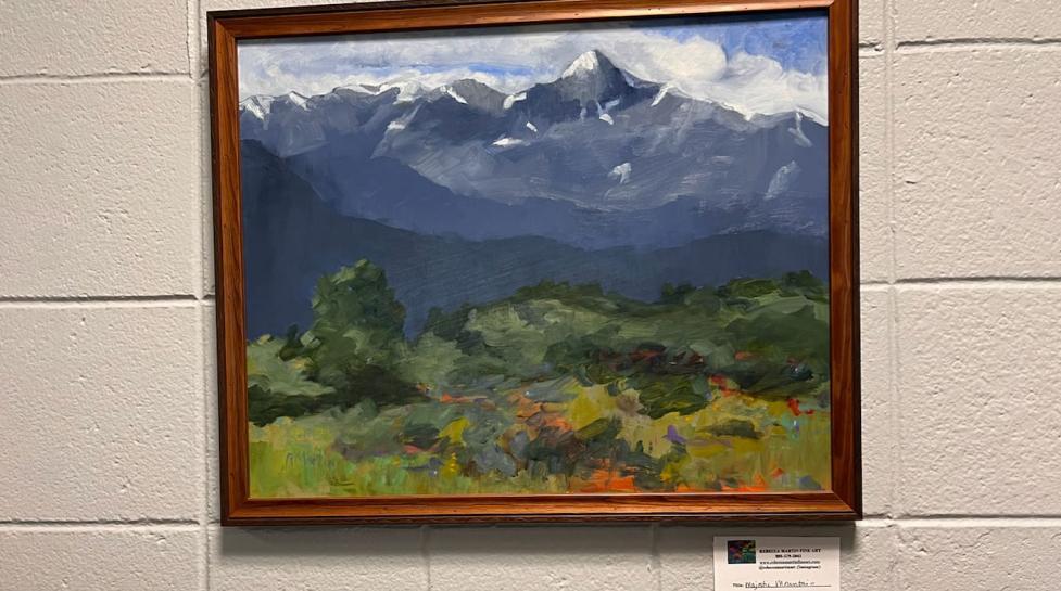 Artwork displayed at the East Boulder Community Center