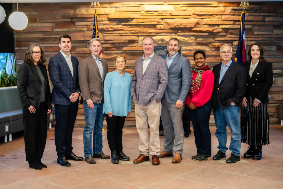 City Council: Tina Marquis, Matt Benjamin, Rob Kaplan, Tara Winer (Mayor Pro Tem), Aaron Brockett (Mayor), Ryan Schuchard, Taishya Adams, Mark Wallach, and Nicole Speer 