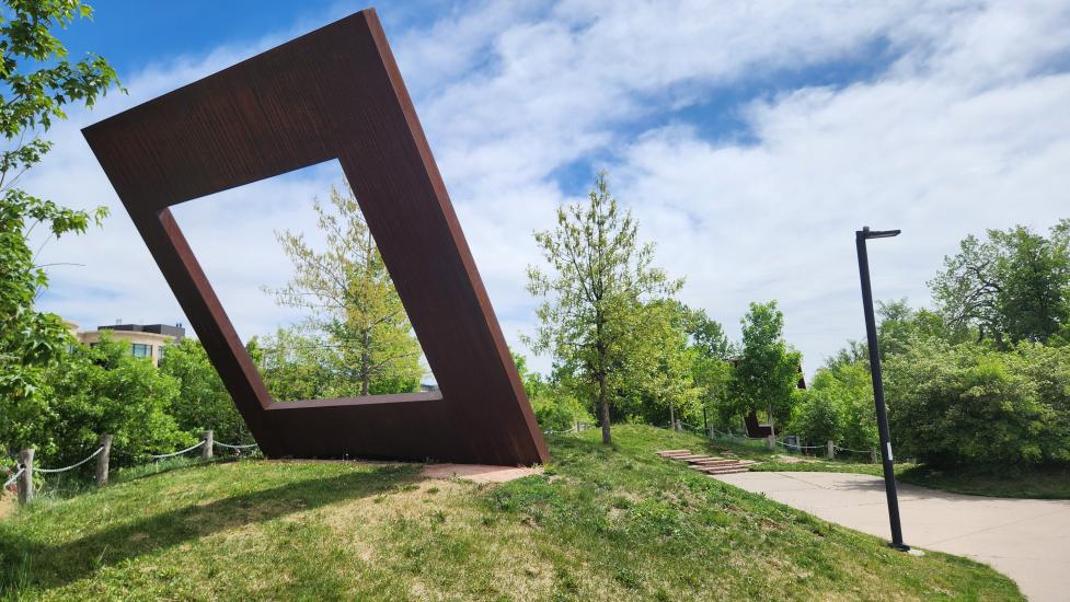 Fifty-Five Degrees Sculpture 