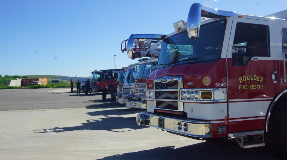 Boulder fire trucks