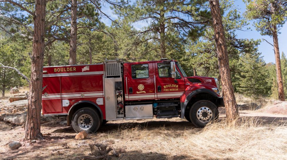Boulder Fire-Rescue vehicle 