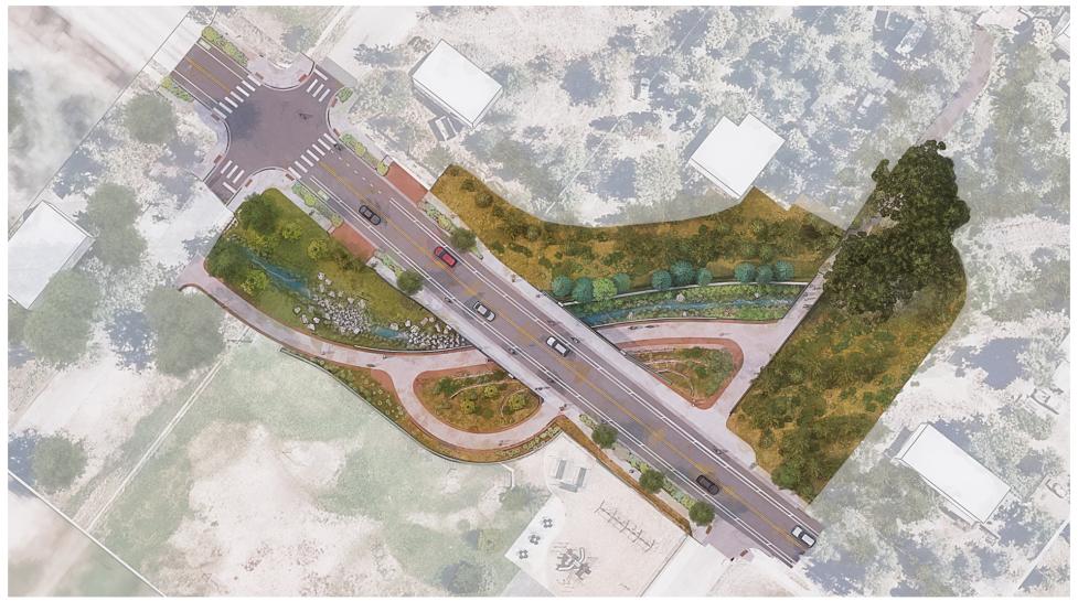 19th St. Fourmile Canyon Creek Underpass Rendering