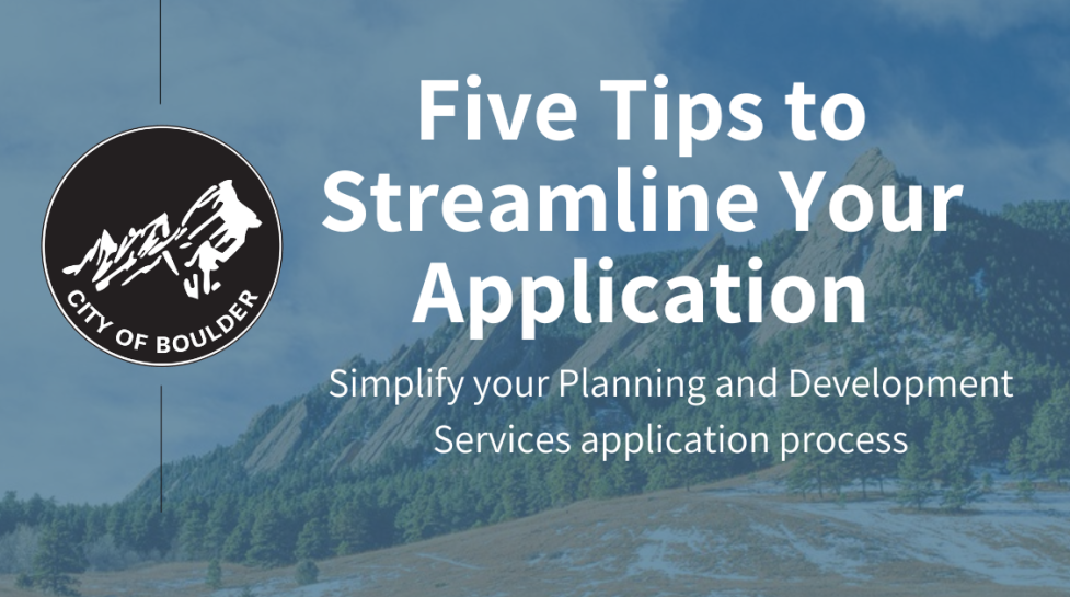 Five tips to streamline your application