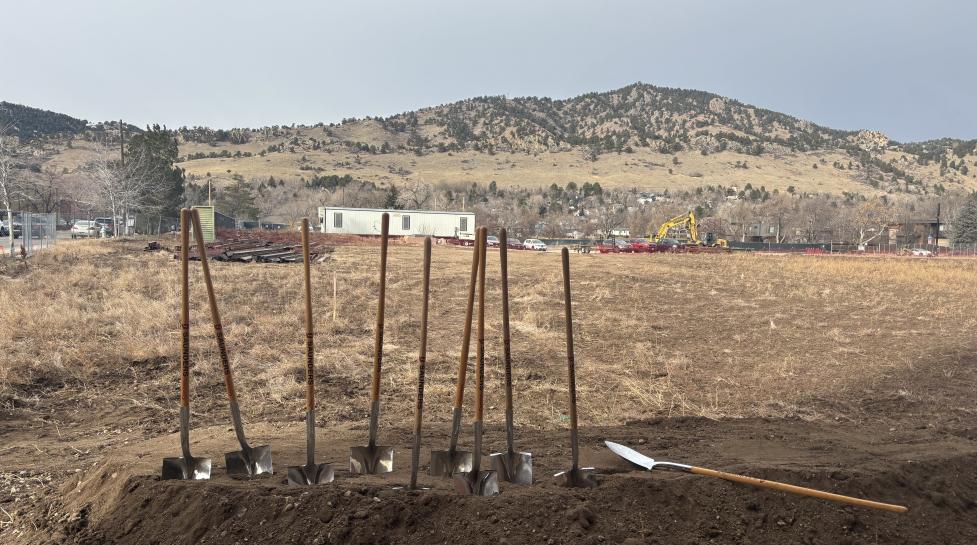 Shovels in the ground at Alpine-Balsam