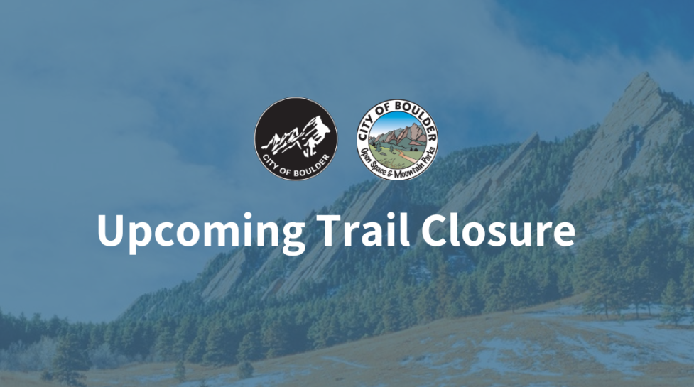 Trail closure graphic sign