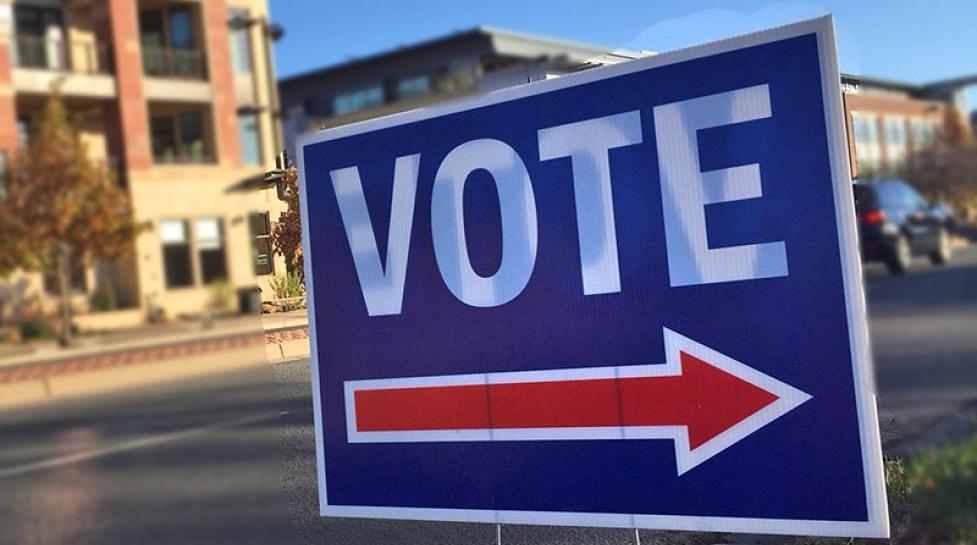Vote sign