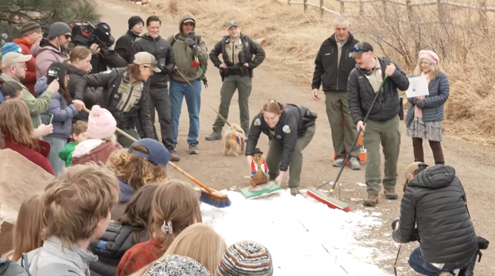 Flatiron Freddy being curled