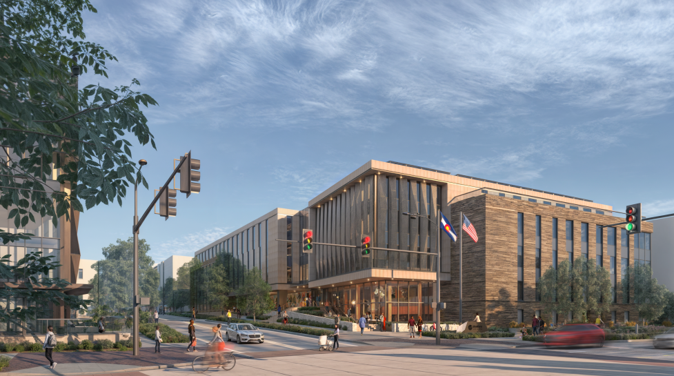 Rendering of the future Western City Campus which is part of Alpine-Basam