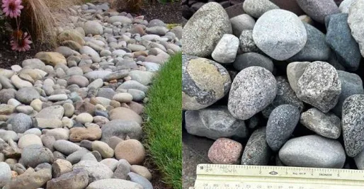 Rock and Cobble Mulch – Greater than ¼”- ½” size product 