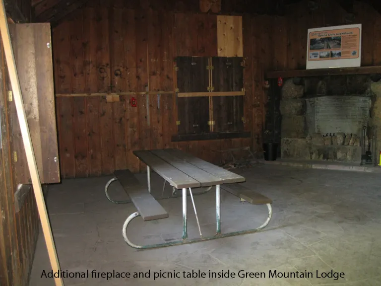 Inside Green Mountain Lodge