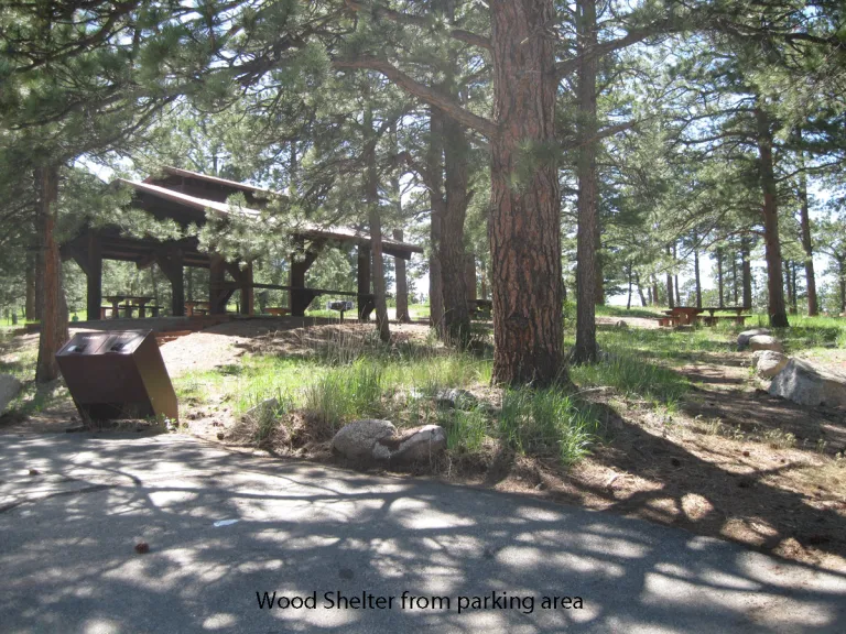 Parking near Wood Shelter