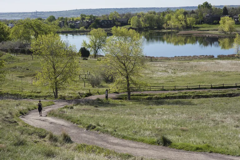 Jogger on Wonderland Lake Trail