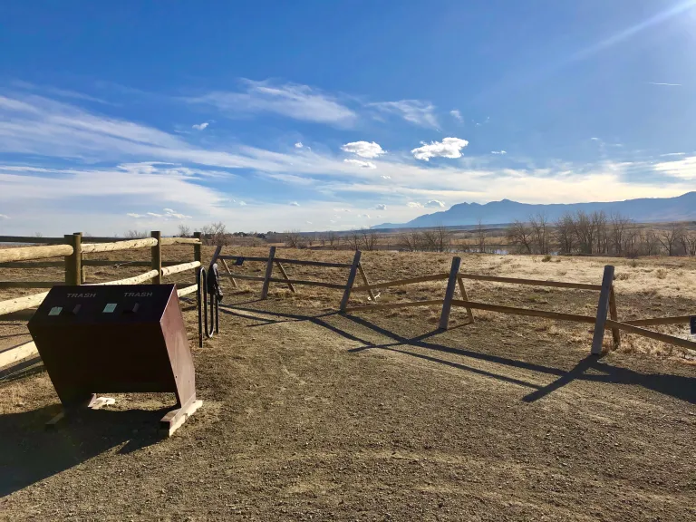 Left Hand Trailhead view