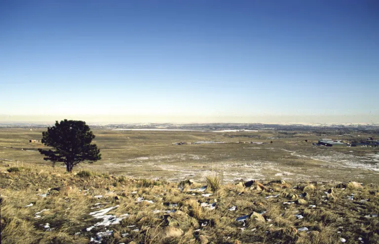 Looking east from Greenbelt Plateau