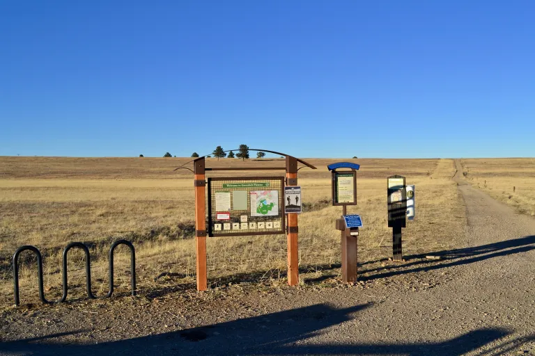 Greenbelt Plateau Trailhead reg board