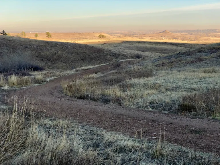 Looking east from Joder Ranch Trail