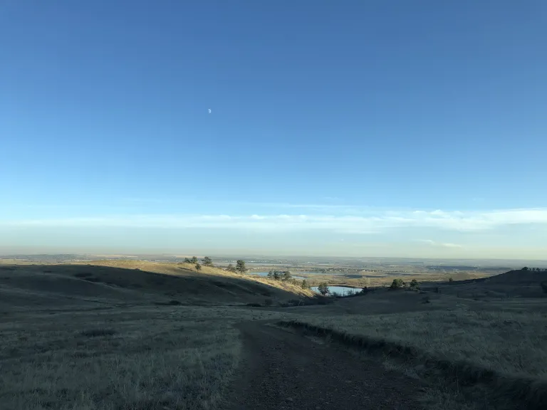 Looking east from Joder Ranch Trail