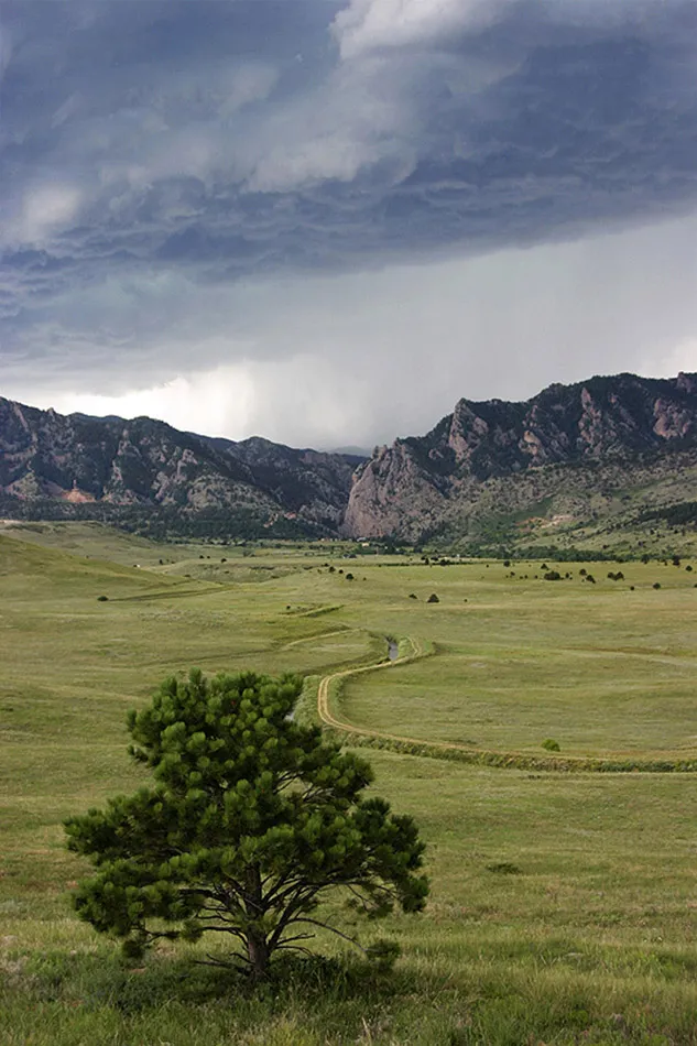 Rainstorm beyond Community Ditch