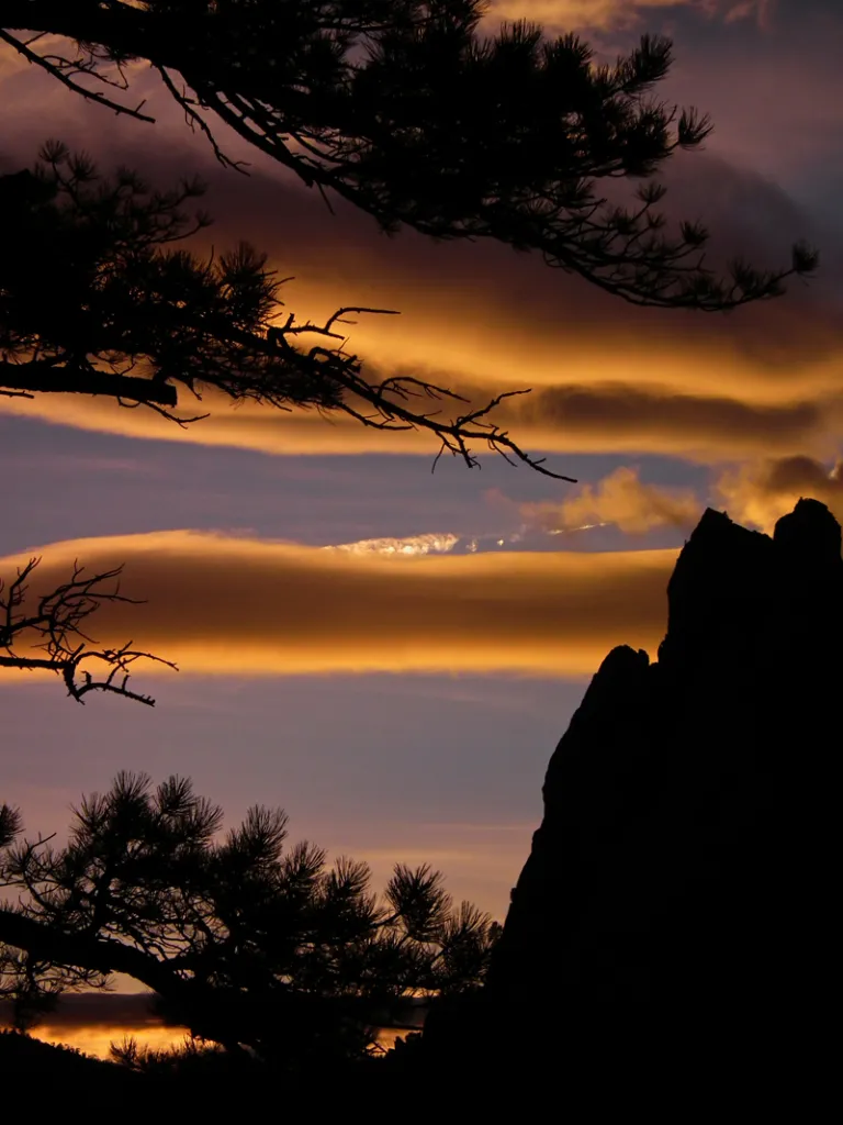 Eldorado Canyon sunset