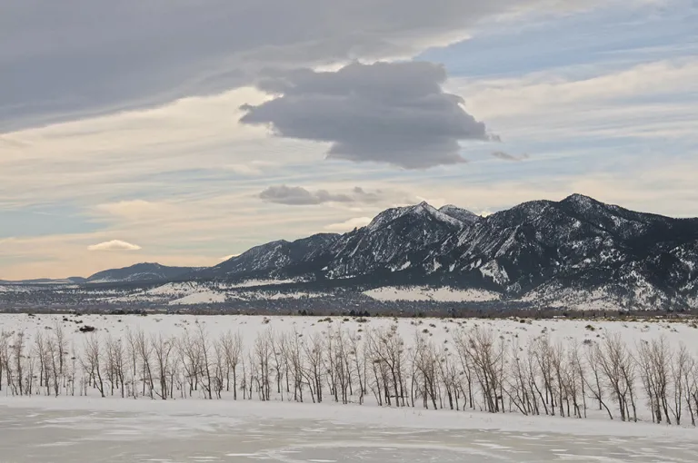 Mesa Reservoir in Winter