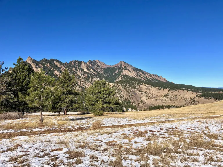 Spring Brook Loop North view in winter