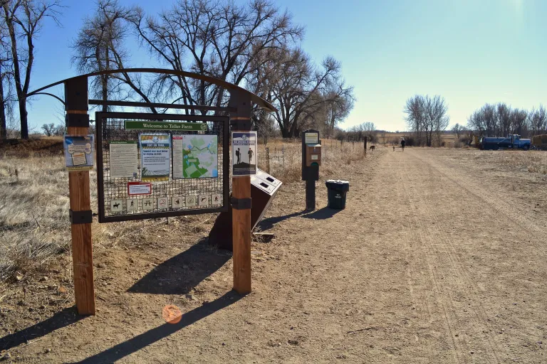 Sign at North Teller Farm 