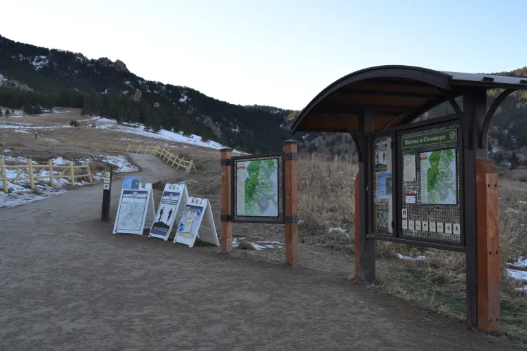 Beginning of Chautauqua Trail
