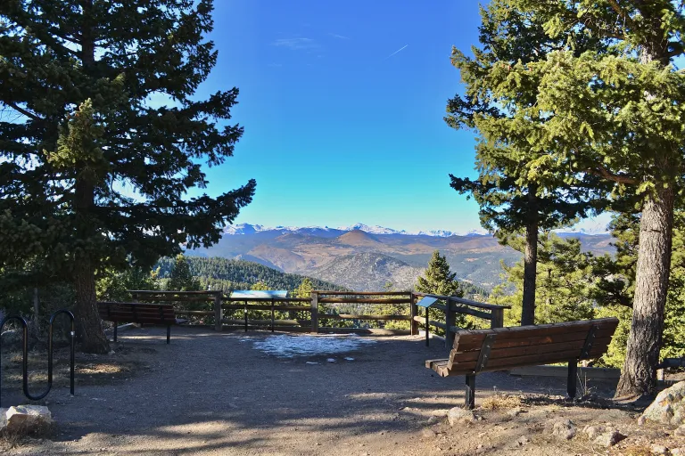Bench at Lost Gulch Overlook