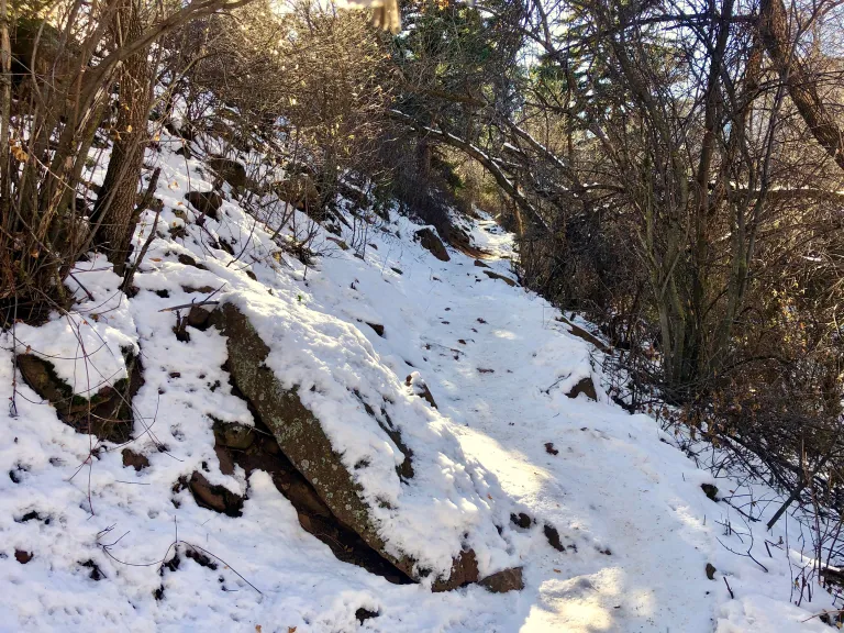 McClintock Trail in winter