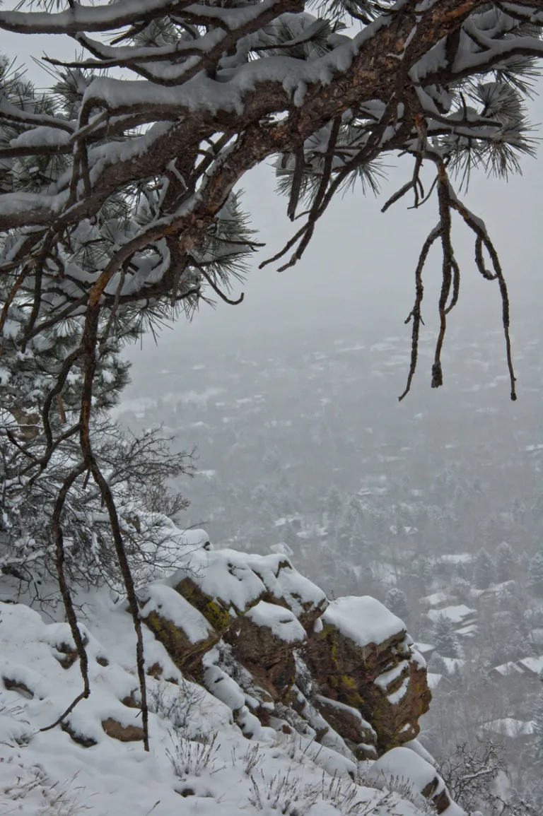 Dakota Ridge snowy view