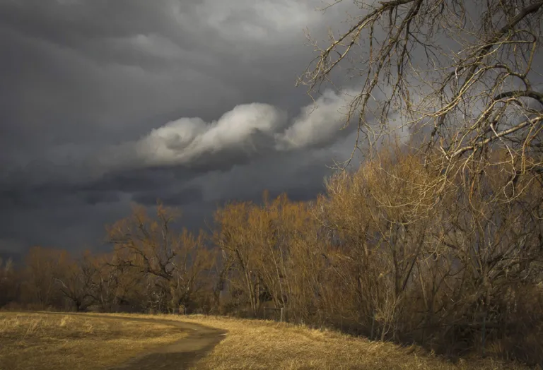 Storm over Dry Creek Trail