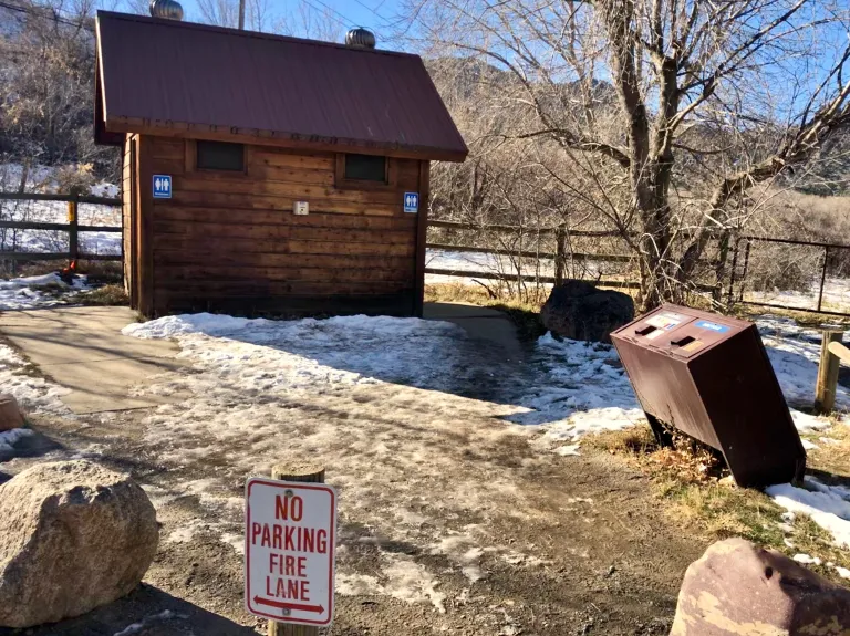 South Mesa Trailhead restroom