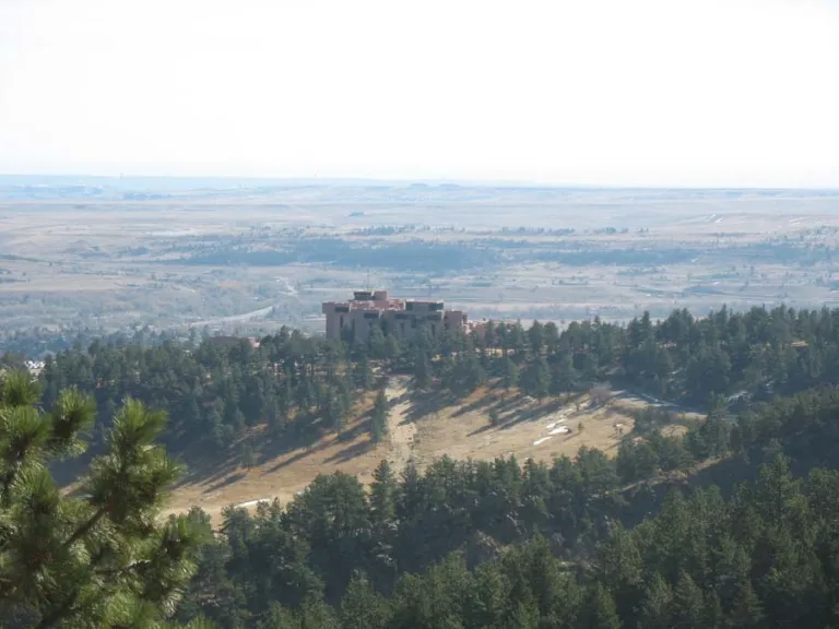 NCAR building from Wood's Quarry