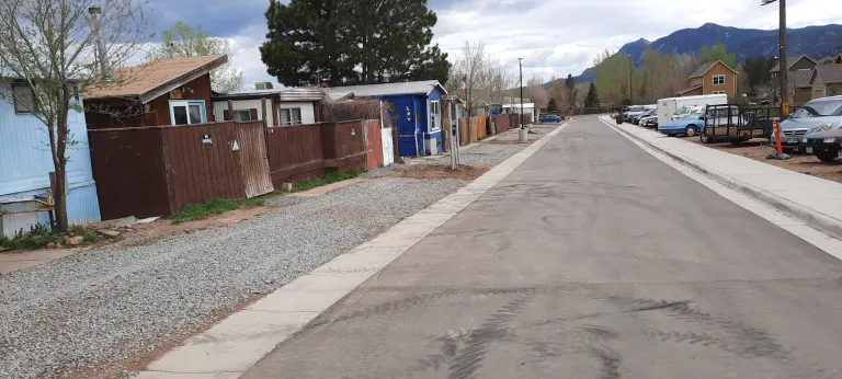 Ponderosa West Court - paved
