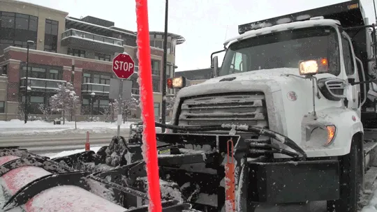 Snowplow truck