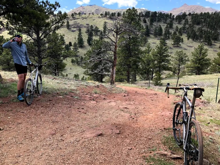 Bikers on Joder Ranch Trail