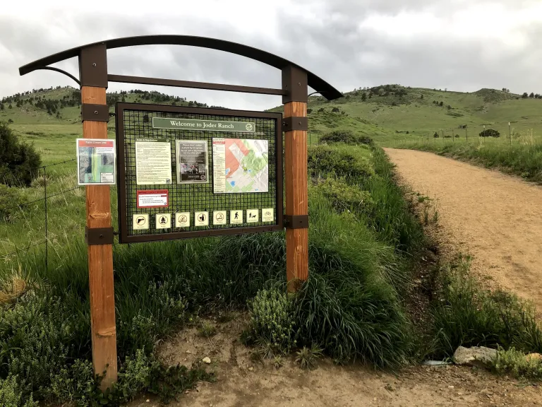 Joder Ranch Trailhead Sign