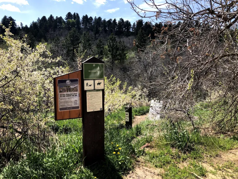 McClintock Lower Trail sign