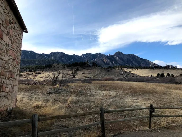 Side of Dunn House near South Mesa Trailhead