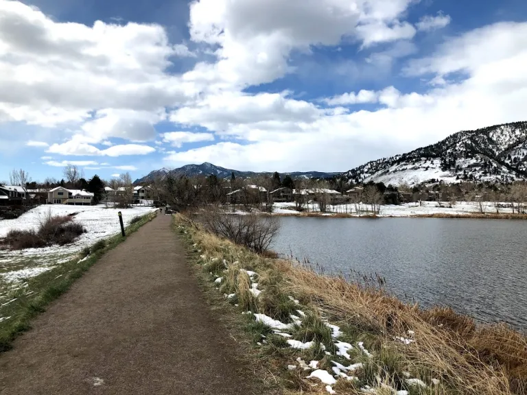 Wonderland Lake Trail in winter
