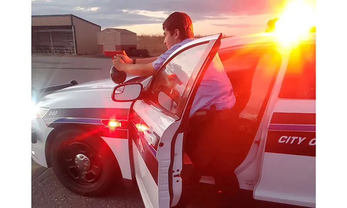 Boulder Police Cadet Program training
