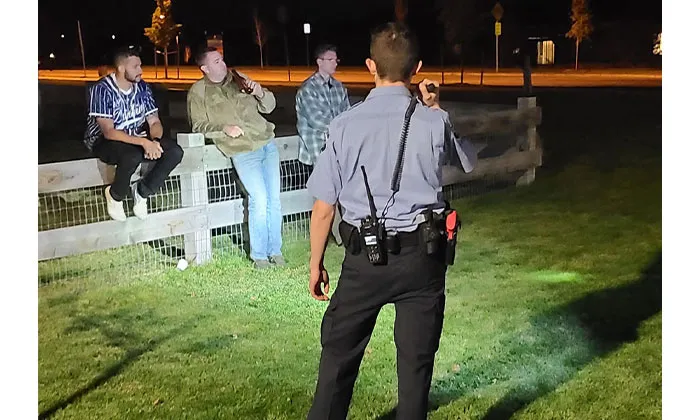 Boulder Police Cadet Program training